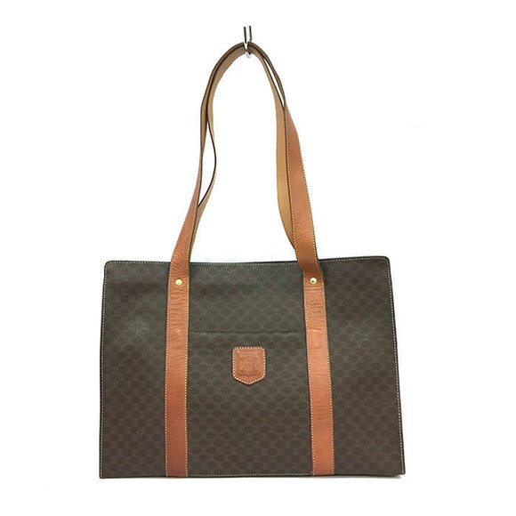 Celine Macadam Pattern Large Bag Brown - Picture 1 of 4